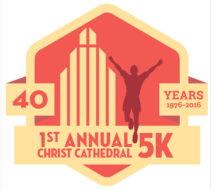 christ cathedral 5k logo